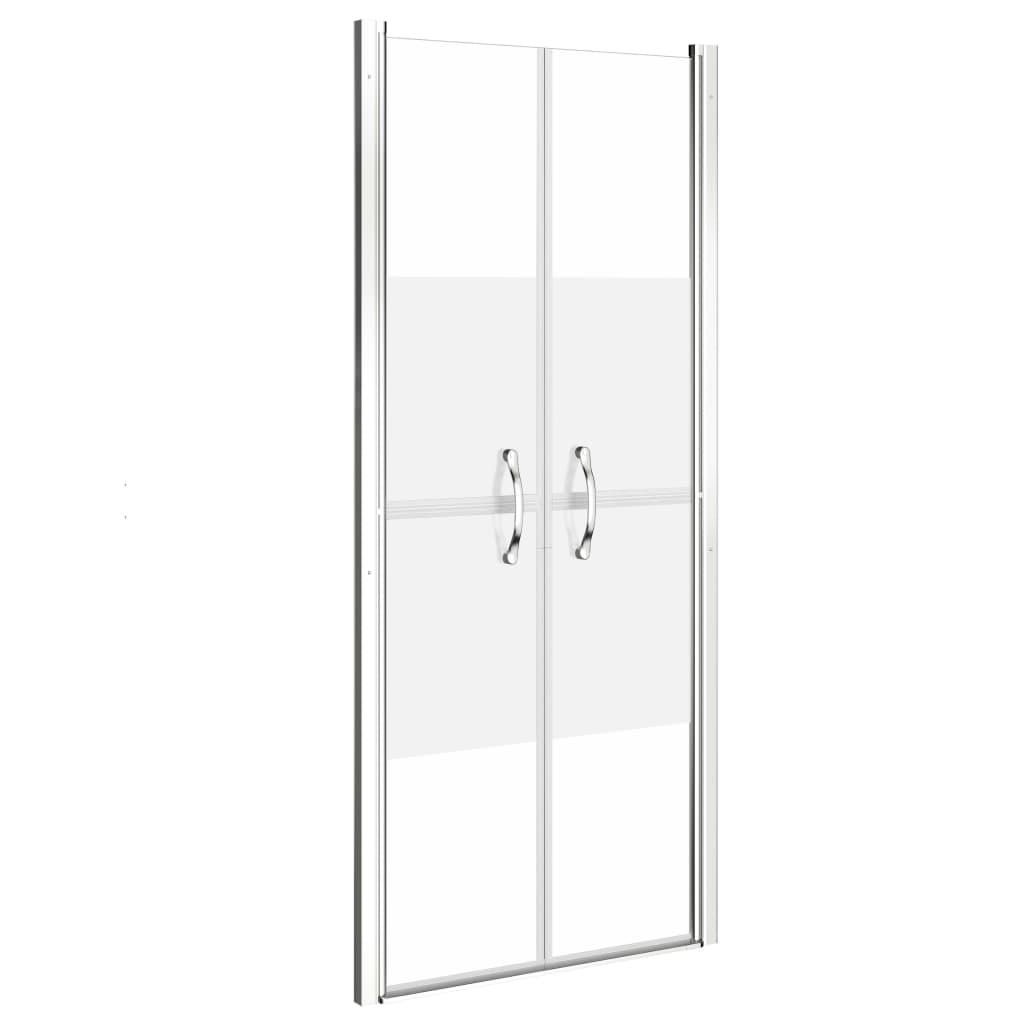 Vrata za tuš-kabinu napola matirana ESG 91 x 190 cm