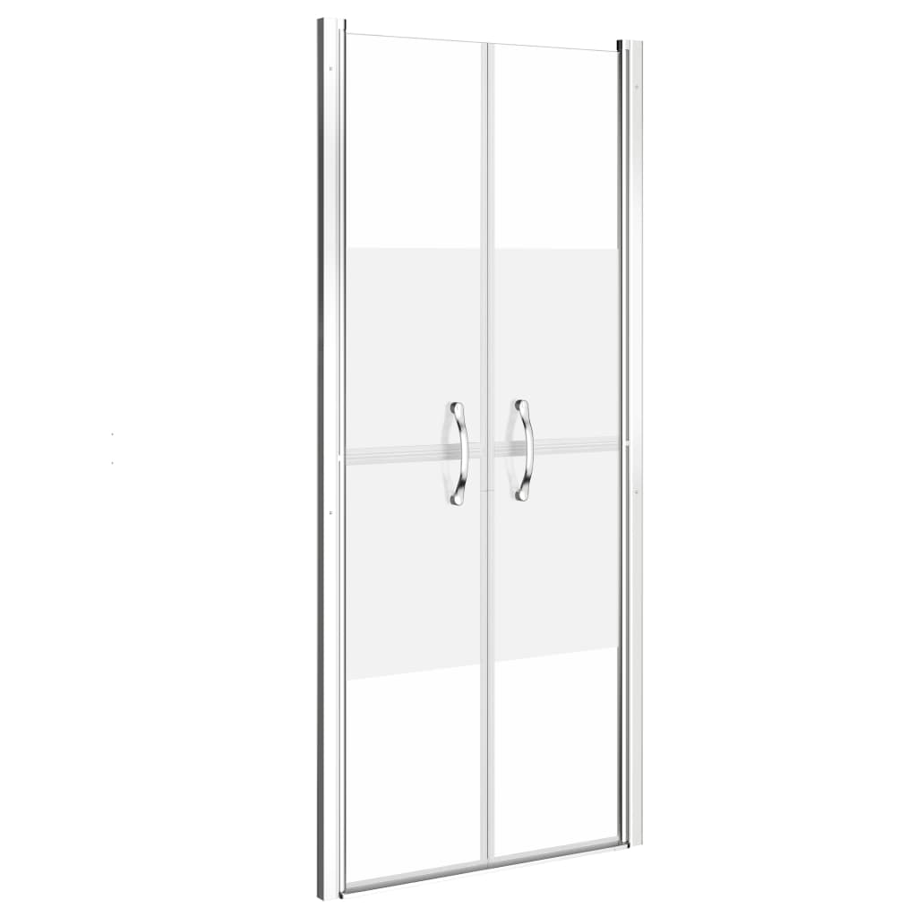 Vrata za tuš-kabinu napola matirana ESG 96 x 190 cm