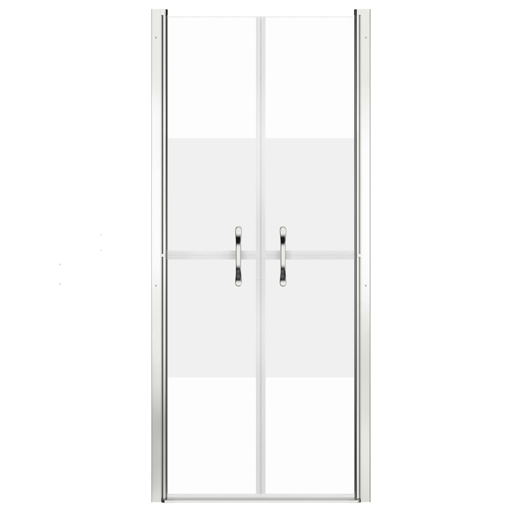Vrata za tuš-kabinu napola matirana ESG 96 x 190 cm