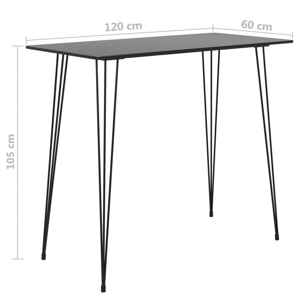 5-dijelni barski set crni