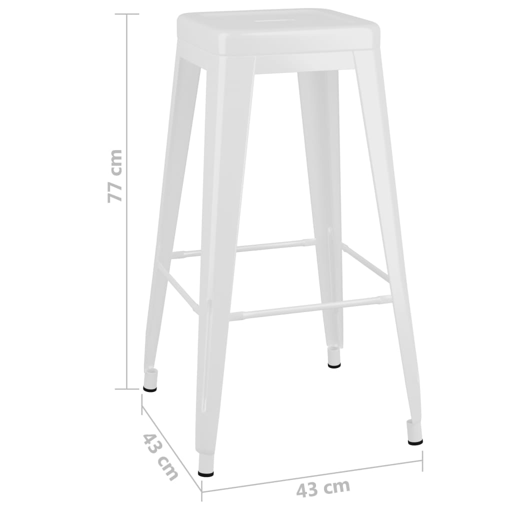 5-dijelni barski set crno-bijeli