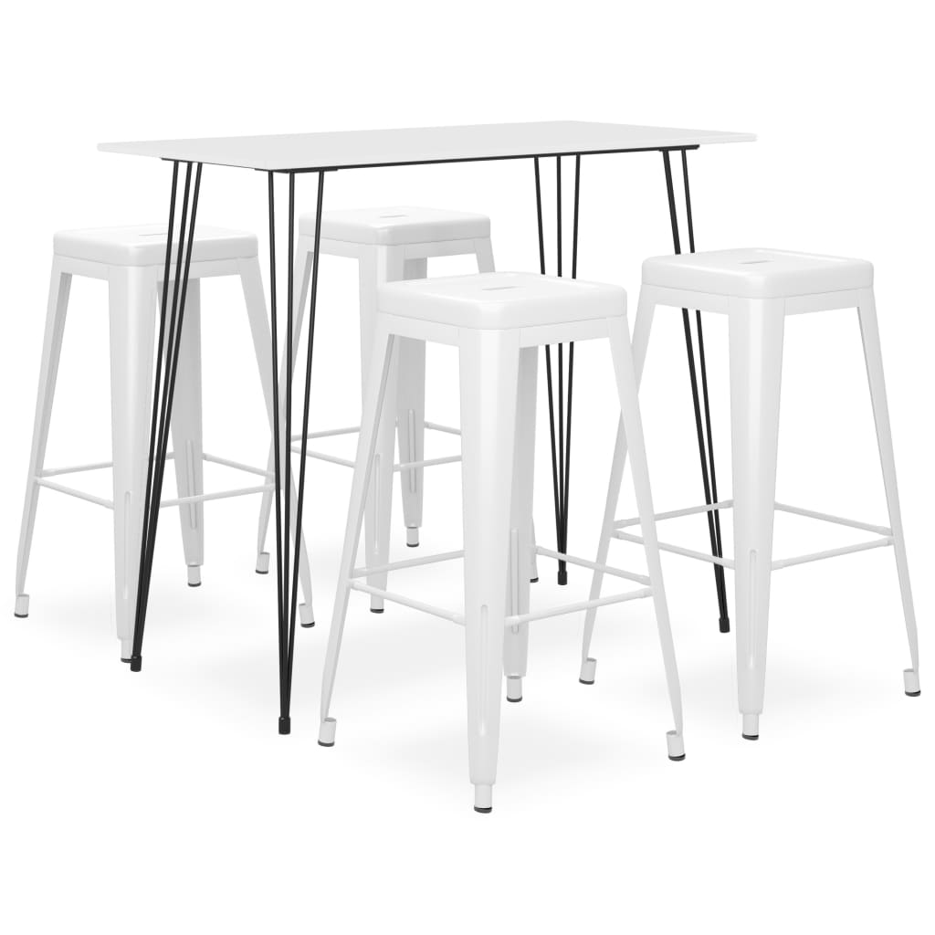 5-dijelni barski set bijeli