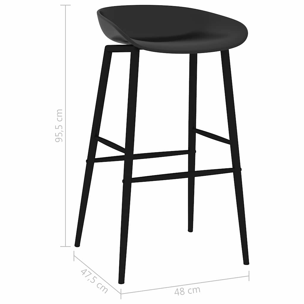 7-dijelni barski set crni