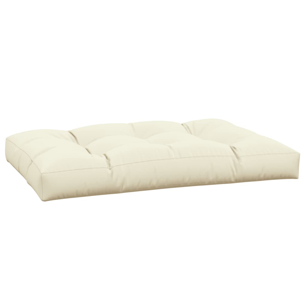 Jastuk za palete krem 120 x 80 x 12 cm od tkanine