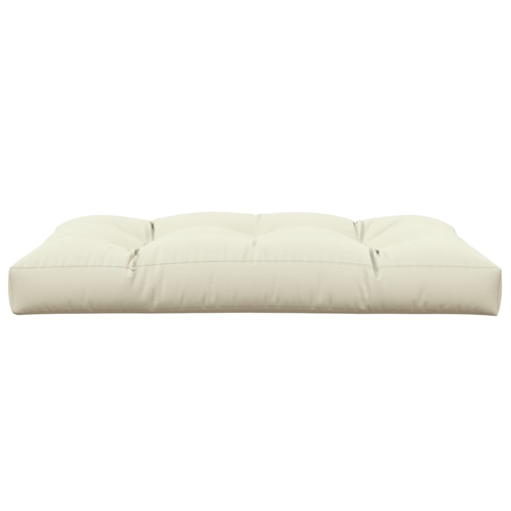 Jastuk za palete krem 120 x 80 x 12 cm od tkanine