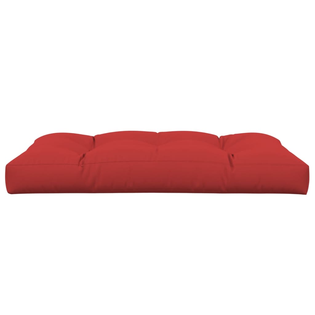Jastuk za palete crveni 120 x 80 x 12 cm od tkanine