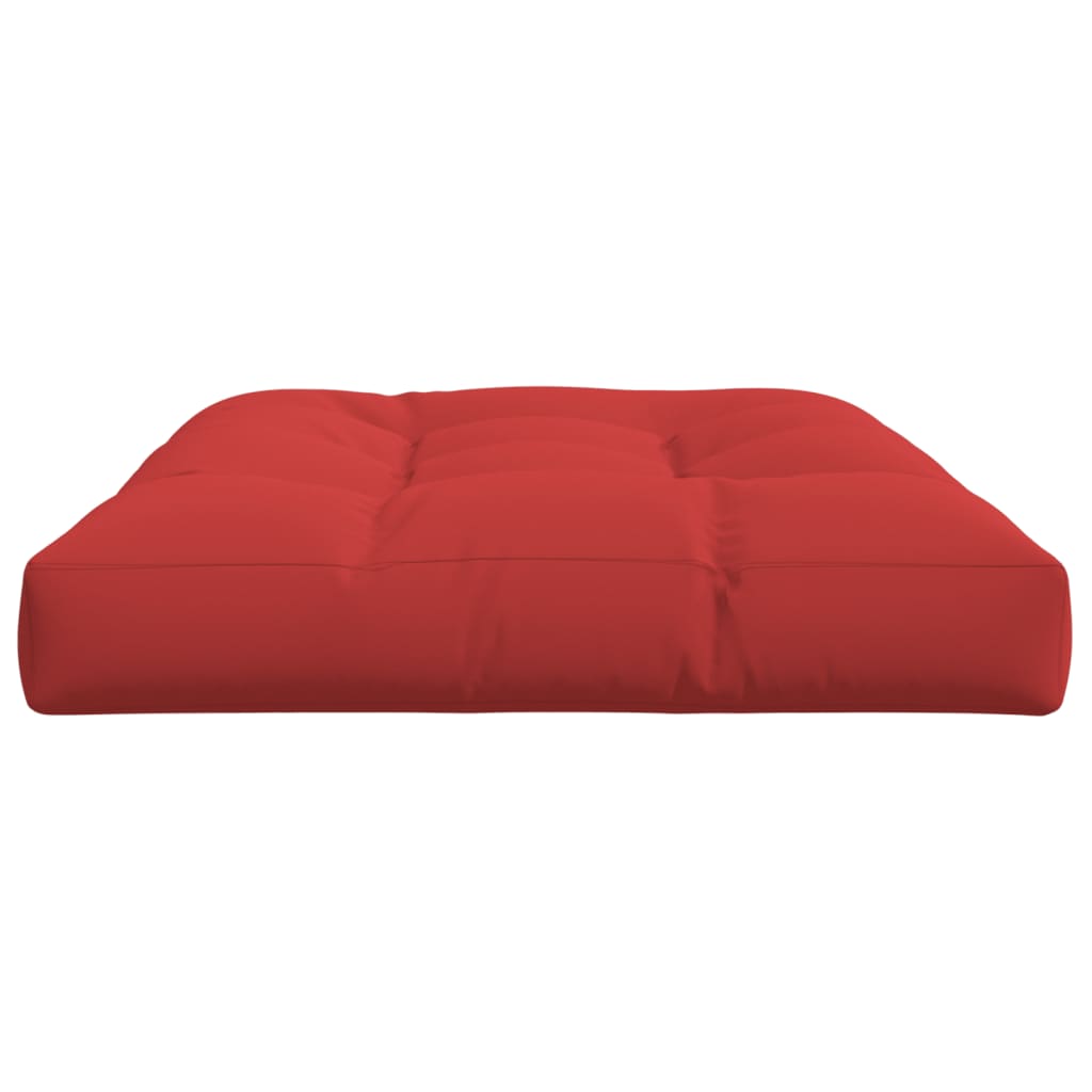 Jastuk za palete crveni 120 x 80 x 12 cm od tkanine