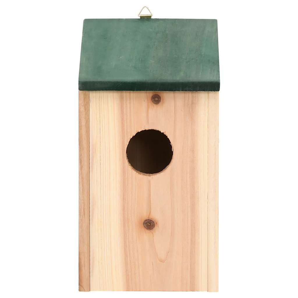 Kućice za ptice 10 kom od masivne jelovine 12 x 12 x 22 cm