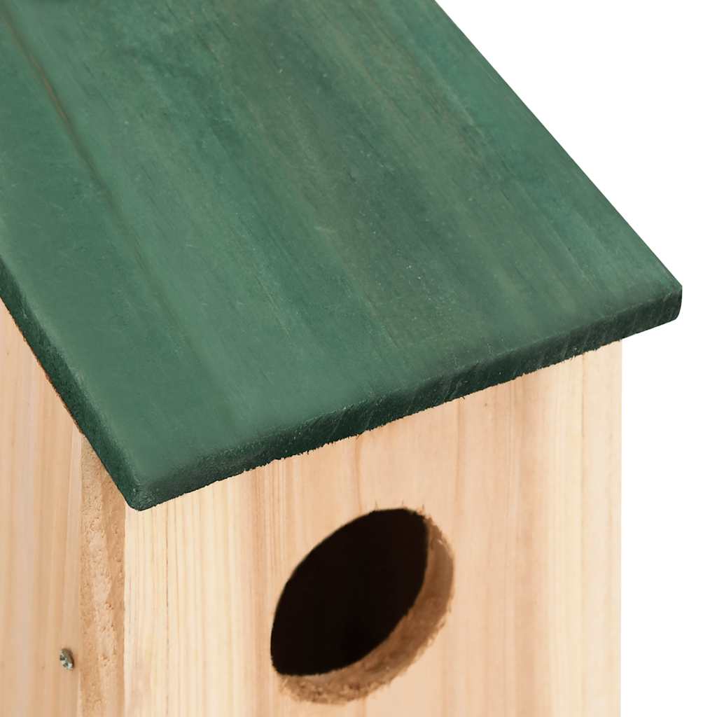Kućice za ptice 10 kom od masivne jelovine 12 x 12 x 22 cm