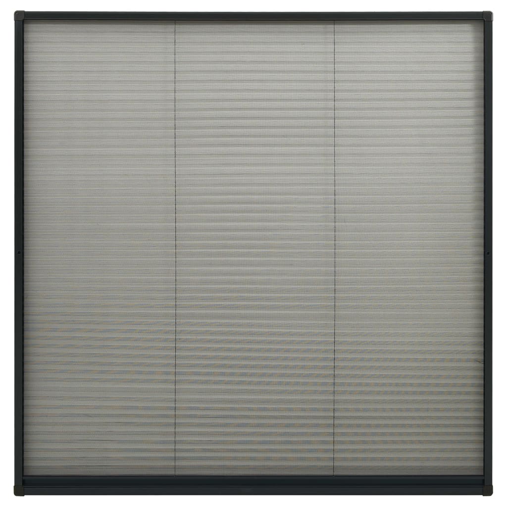 Zaslon protiv insekata za prozore antracit 120x120 cm aluminij