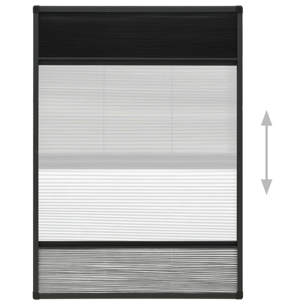 Zaslon protiv insekata za prozore aluminijski 80 x 120 cm