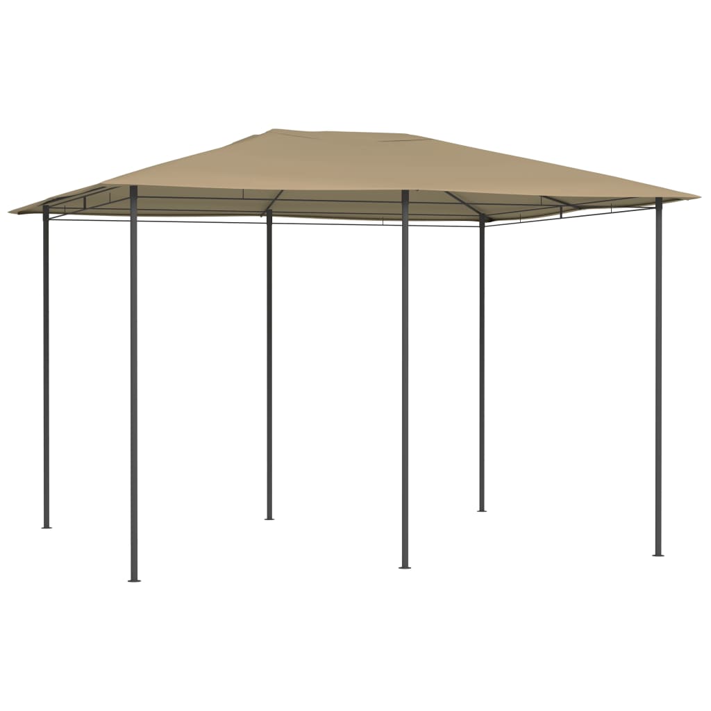 Sjenica 3 x 4 x 2,6 m smeđe-siva 160 g/m²