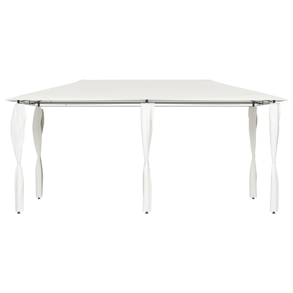 Sjenica s navlakama za stupove 2,98x5,3x2,59 m krem 160 g/m²
