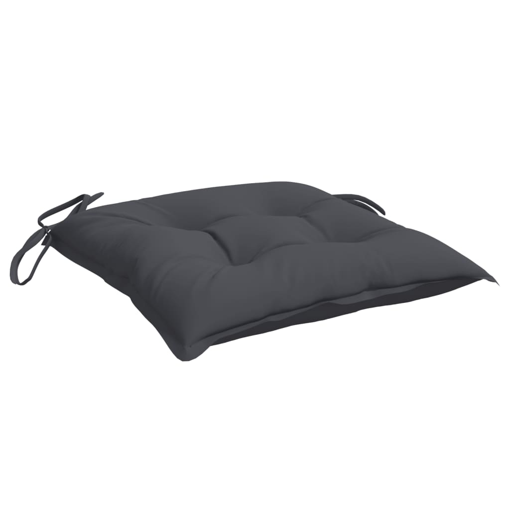 Jastuci za stolice 4 kom antracit 40x40x7 cm od tkanine Oxford