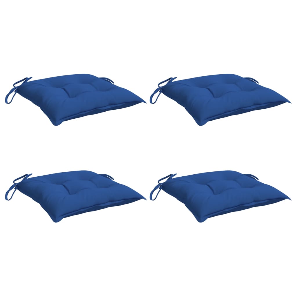 Jastuci za stolice 4 kom plavi 40 x 40 x 7 cm od tkanine Oxford