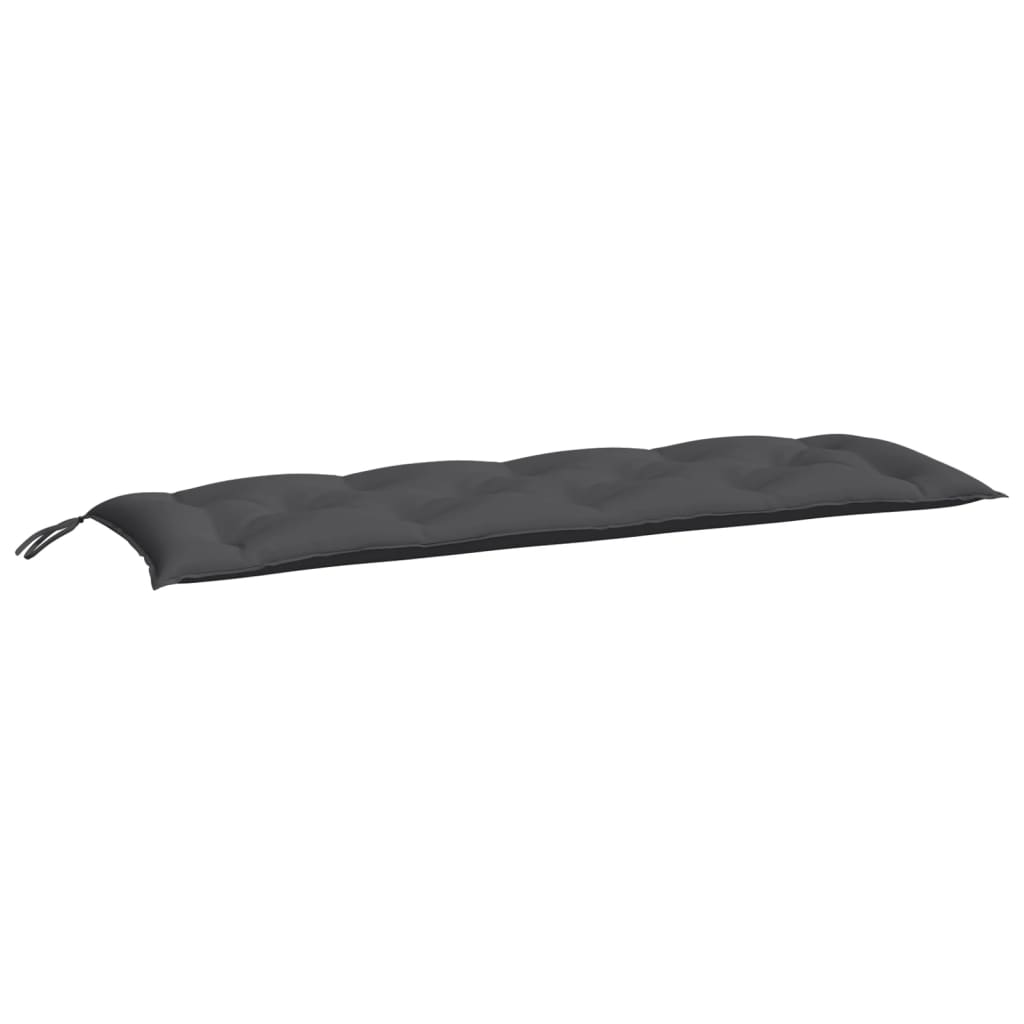 Jastuk za vrtnu klupu antracit 150 x 50 x 7 cm tkanina Oxford