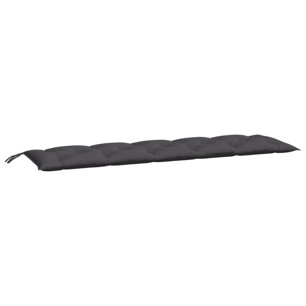Jastuk za vrtnu klupu antracit 180 x 50 x 7 cm tkanina Oxford