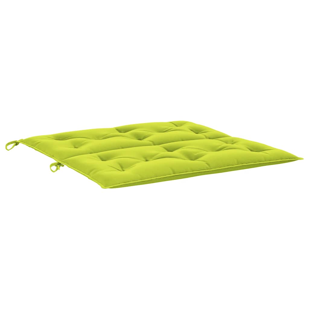 Jastuk za vrtnu klupu jarkozeleni 100x(50+50)x7 cm od tkanine