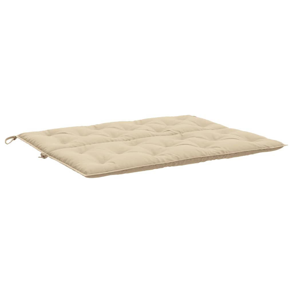 Jastuk za vrtnu klupu bež 120 x (50 + 50) x 7 cm tkanina Oxford