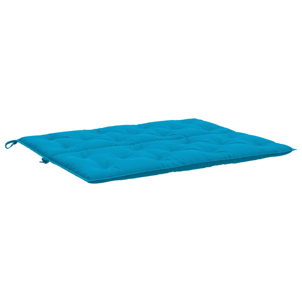 Jastuk za vrtnu klupu svjetloplavi 120x(50+50)x7 cm od tkanine