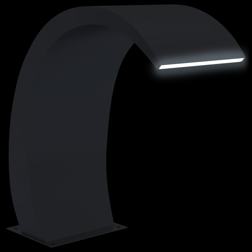 Fontana za bazen LED 22 x 60 x 70 cm od nehrđajućeg čelika 304