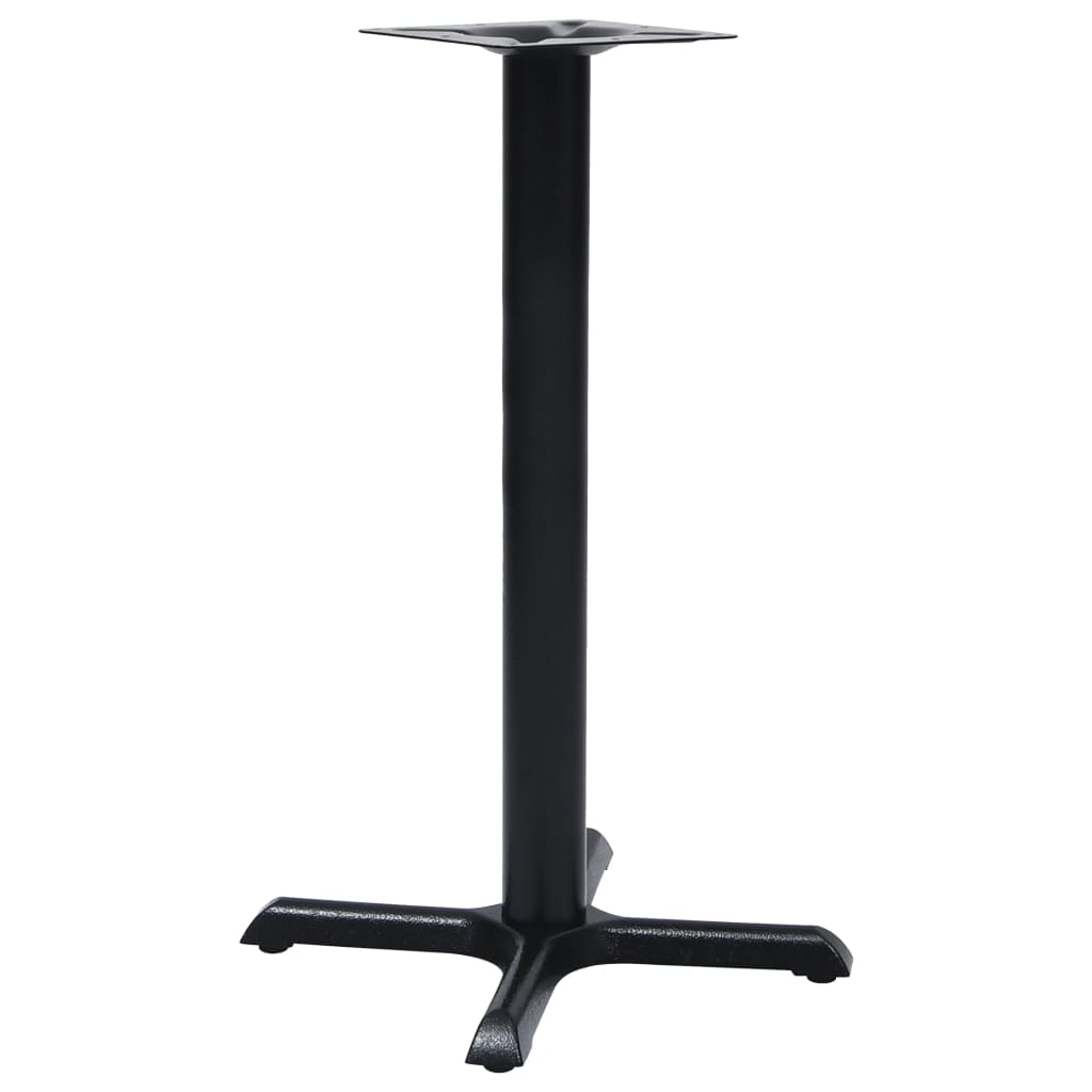 Noga za bistro stol crna 56x56x72 cm od lijevanog željeza