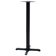 Noga za bistro stol crna 56 x 56 x 107 cm od lijevanog željeza