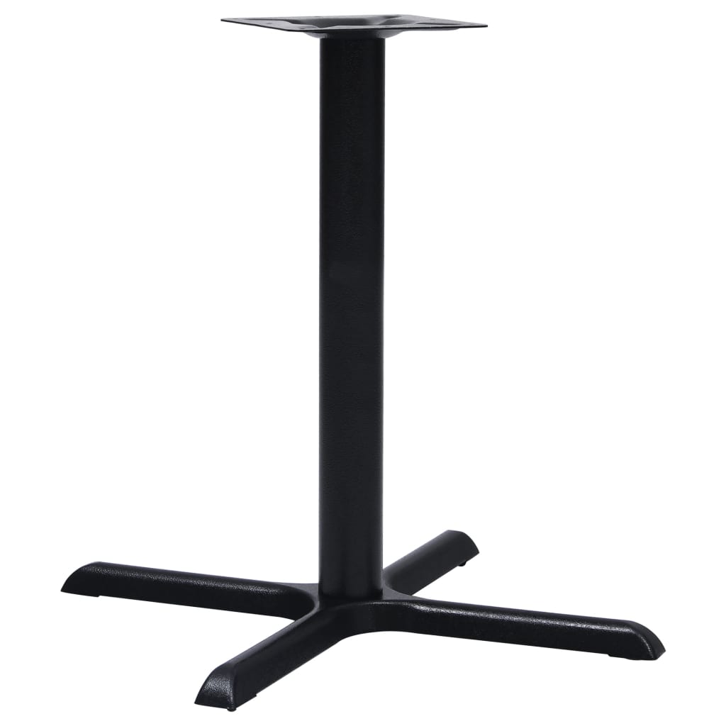 Noga za bistro stol crna 76x76x72 cm od lijevanog željeza