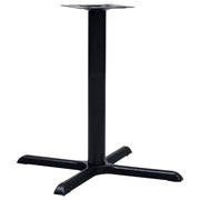 Noga za bistro stol crna 76x76x72 cm od lijevanog željeza