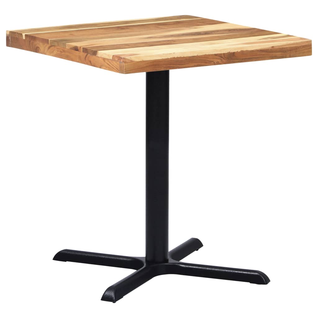 Noga za bistro stol crna 76x76x72 cm od lijevanog željeza