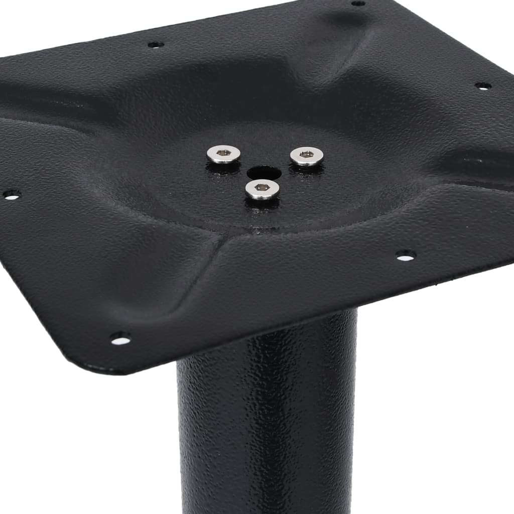 Noga za bistro stol crna 76x76x72 cm od lijevanog željeza