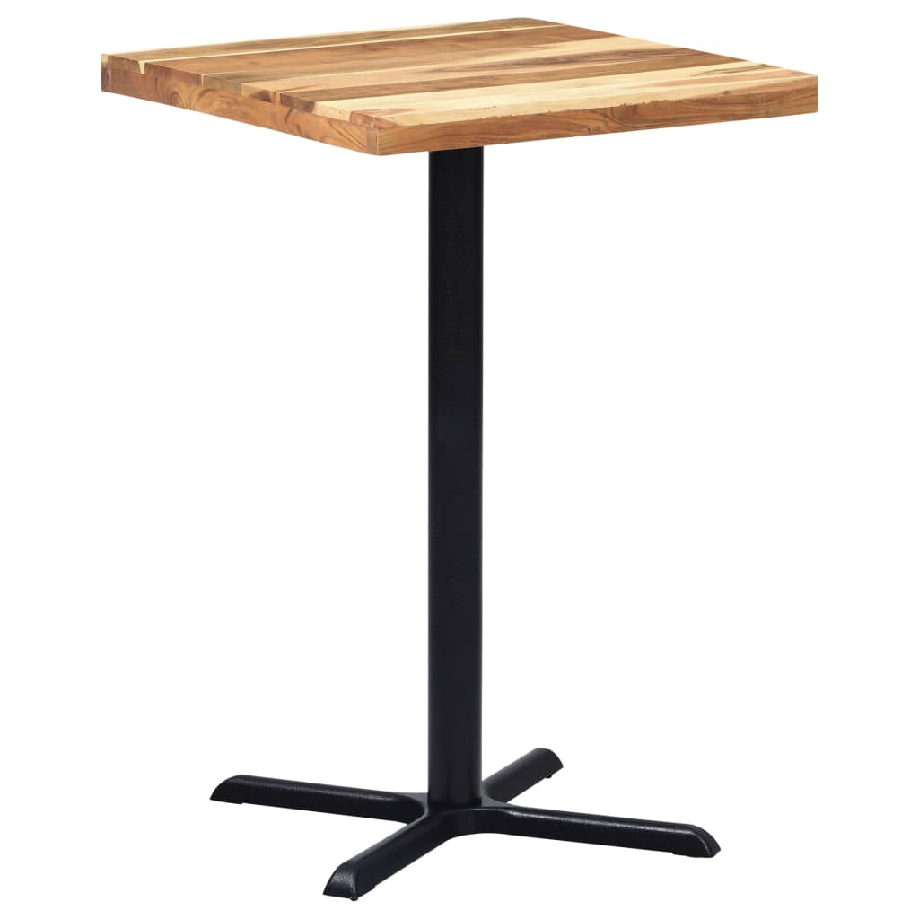 Noga za bistro stol crna 76 x 76 x 107 cm od lijevanog željeza