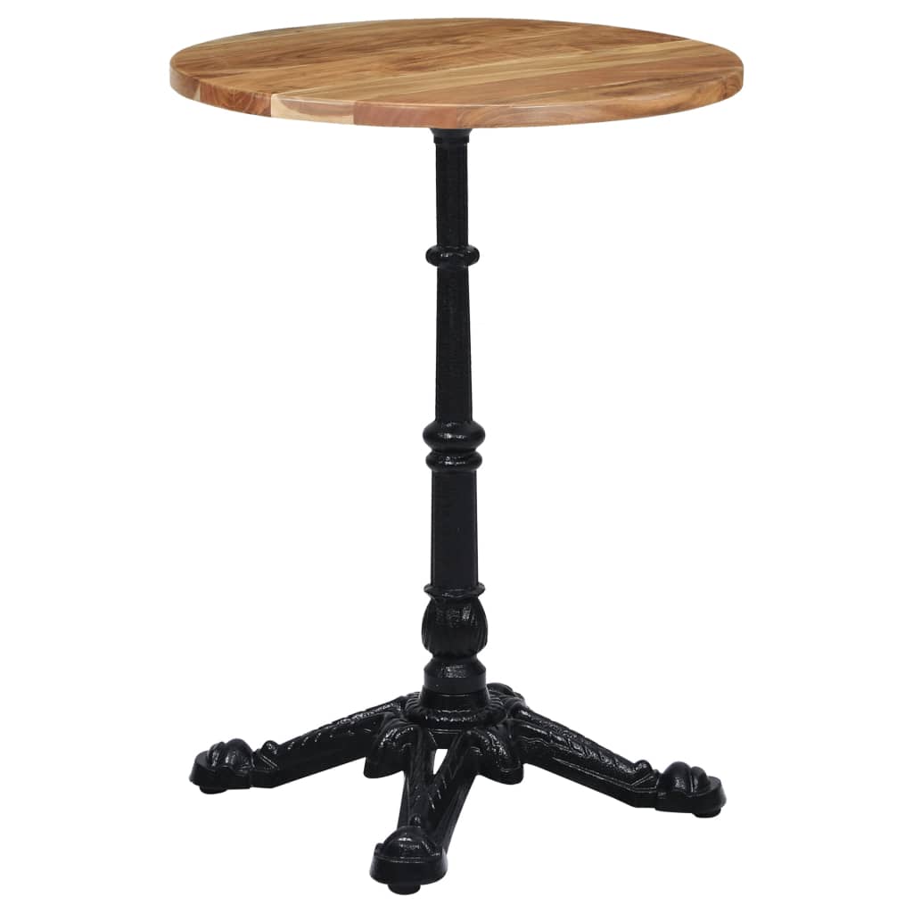 Noga za bistro stol crna 52x52x72 cm od lijevanog željeza