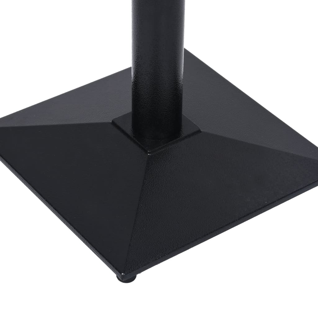 Noga za bistro stol crna 41x41x72 cm od lijevanog željeza