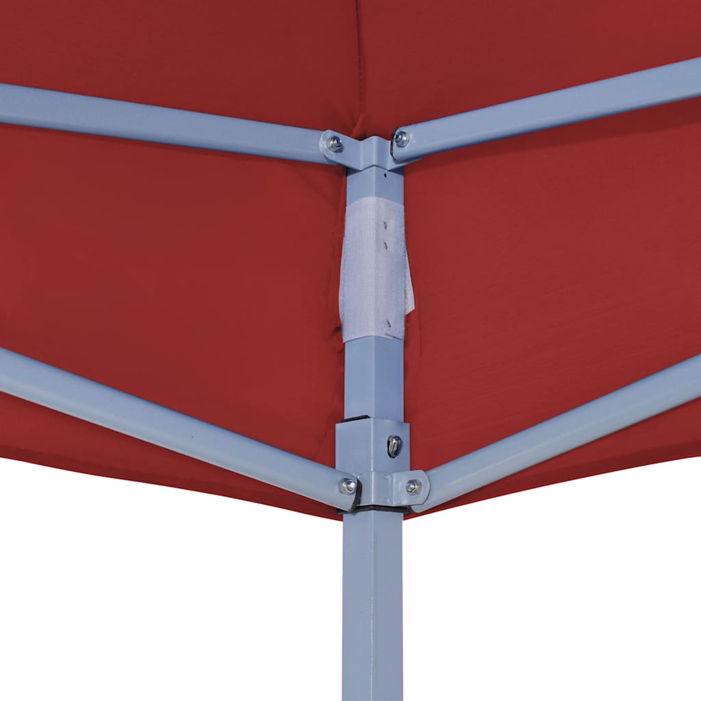 Krov za šator za zabave 3 x 3 m bordo 270 g/m²