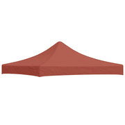 Krov za šator za zabave 3 x 3 m terakota 270 g/m²
