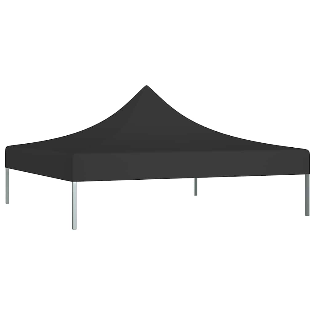 Krov za šator za zabave 3 x 3 m crni 270 g/m²