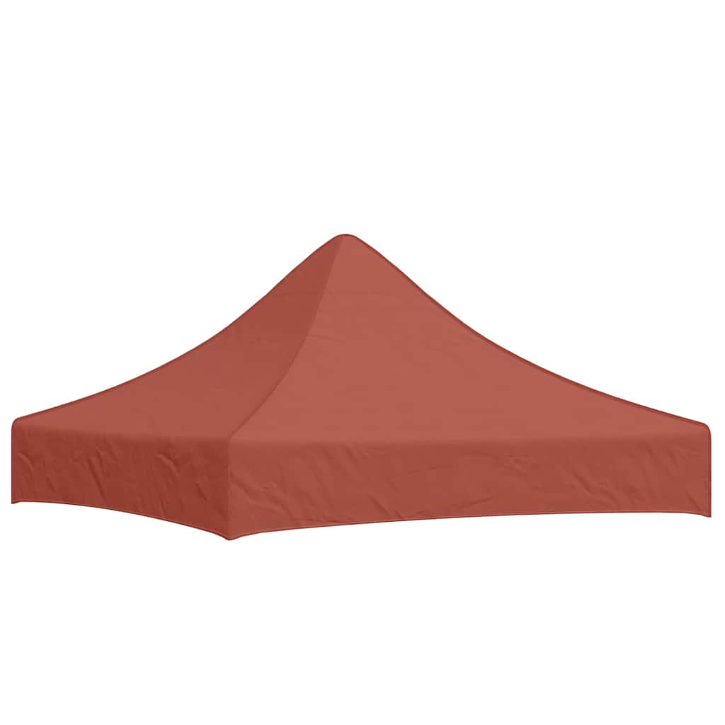 Krov za šator za zabave 2 x 2 m terakota 270 g/m²