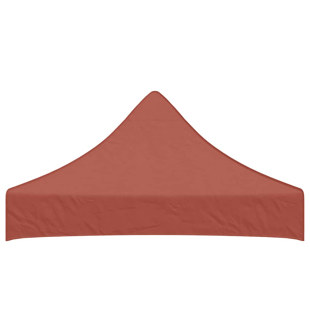 Krov za šator za zabave 2 x 2 m terakota 270 g/m²
