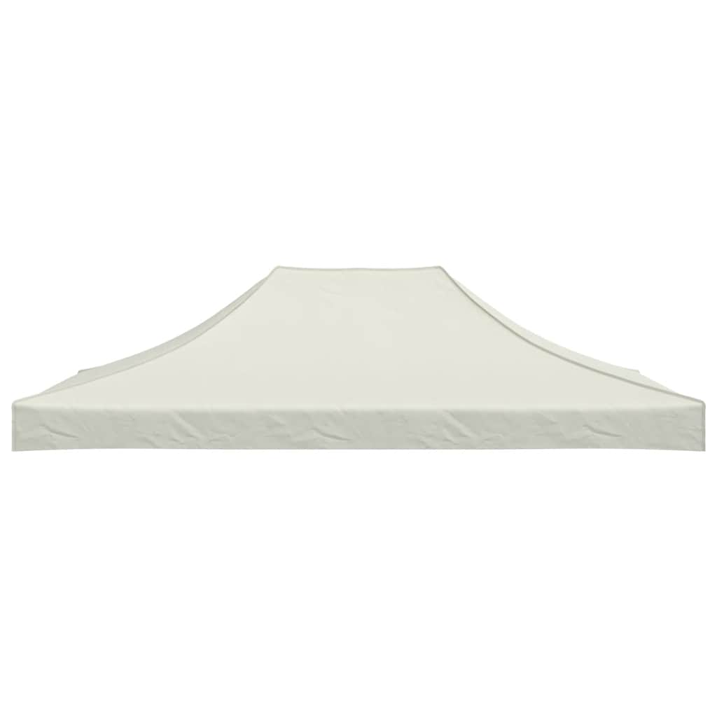 Krov za šator za zabave 4 x 3 m krem 270 g/m²