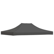 Krov za šator za zabave 4 x 3 m antracit 270 g/m²