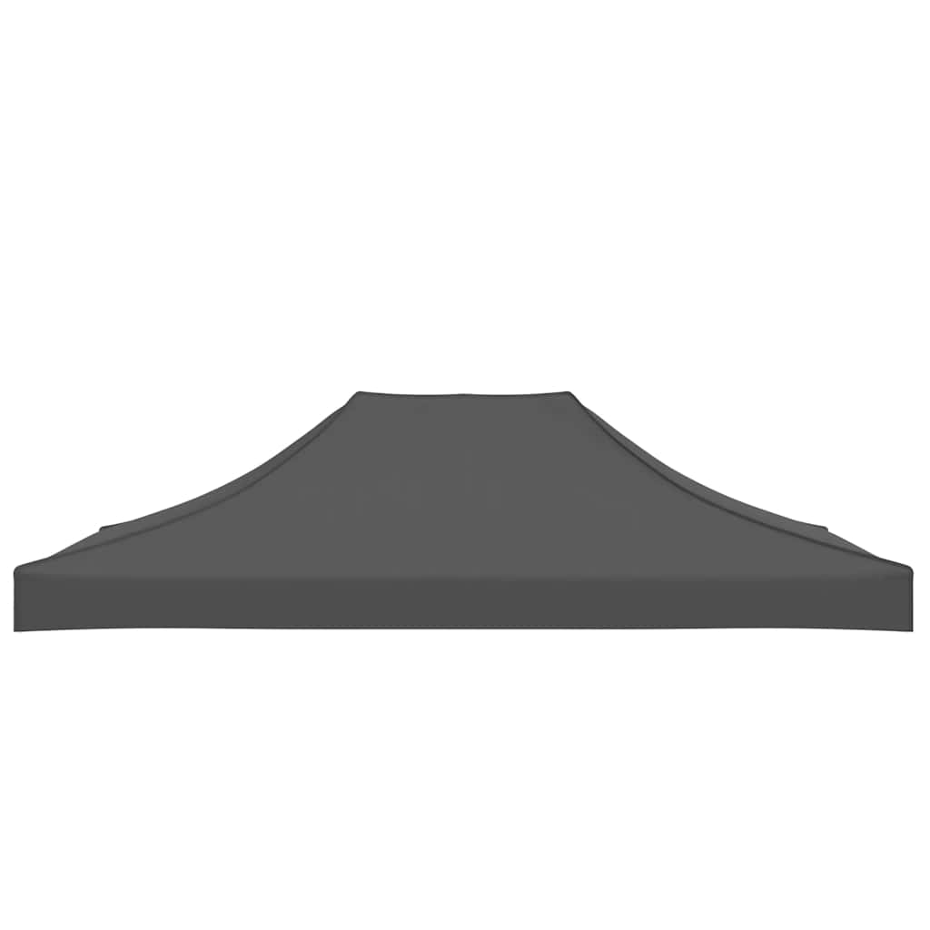 Krov za šator za zabave 4 x 3 m antracit 270 g/m²