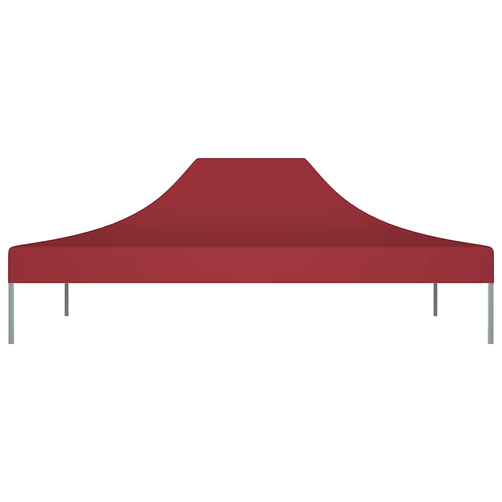 Krov za šator za zabave 4 x 3 m bordo 270 g/m²