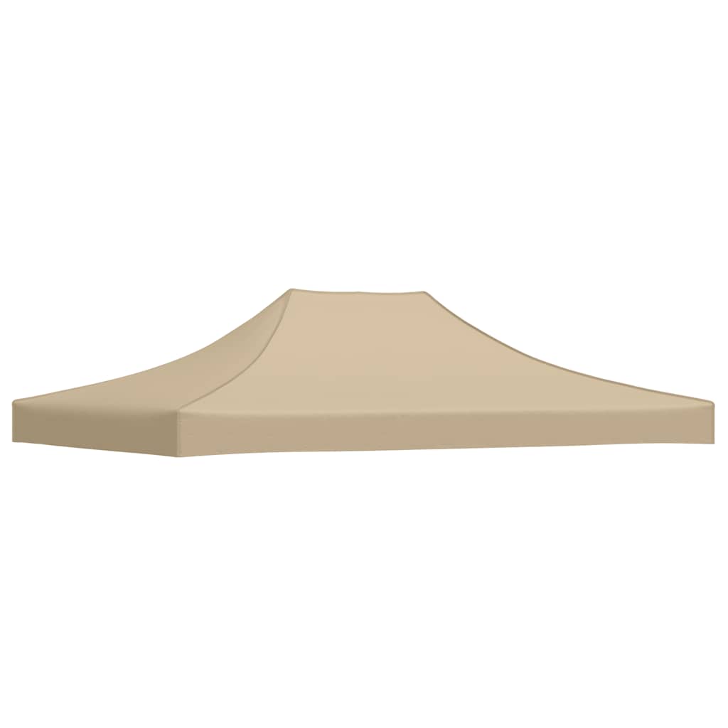 Krov za šator za zabave 4,5 x 3 m bež 270 g/m²