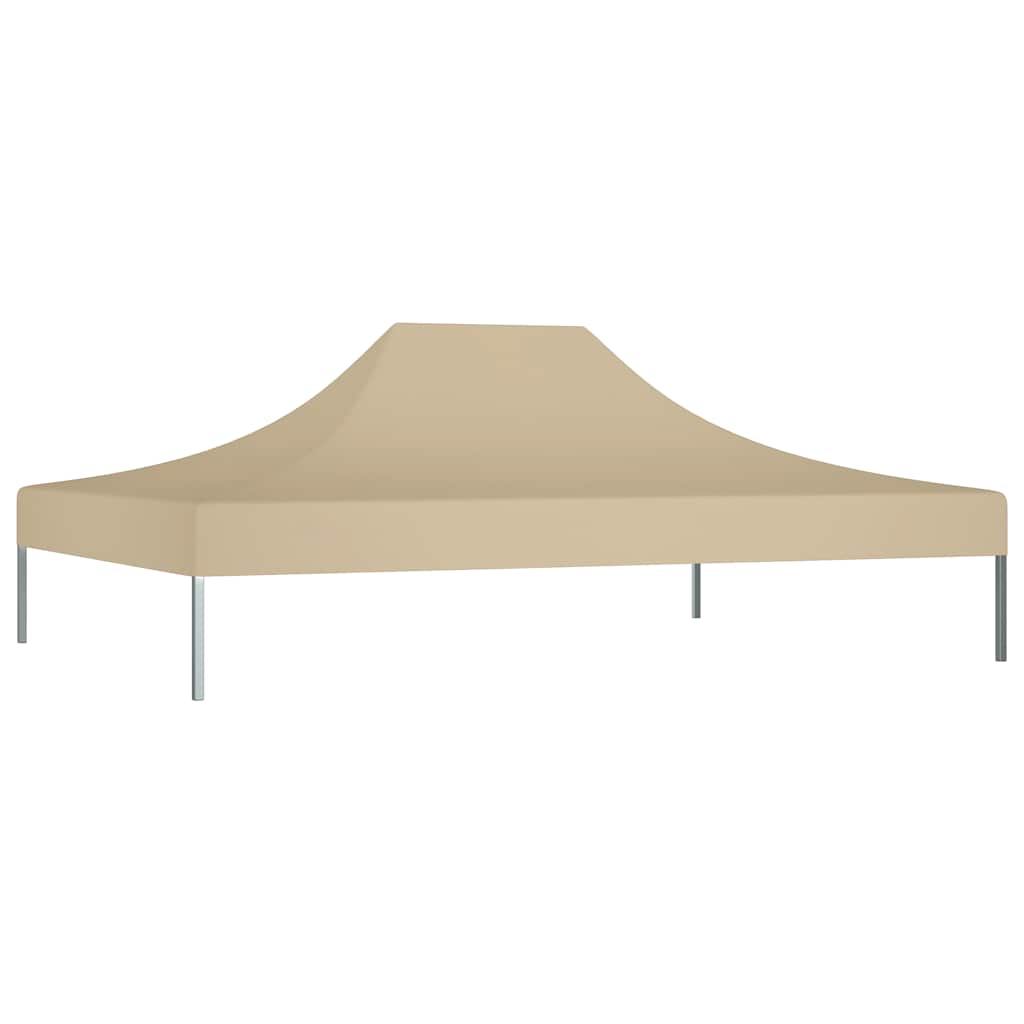 Krov za šator za zabave 4,5 x 3 m bež 270 g/m²