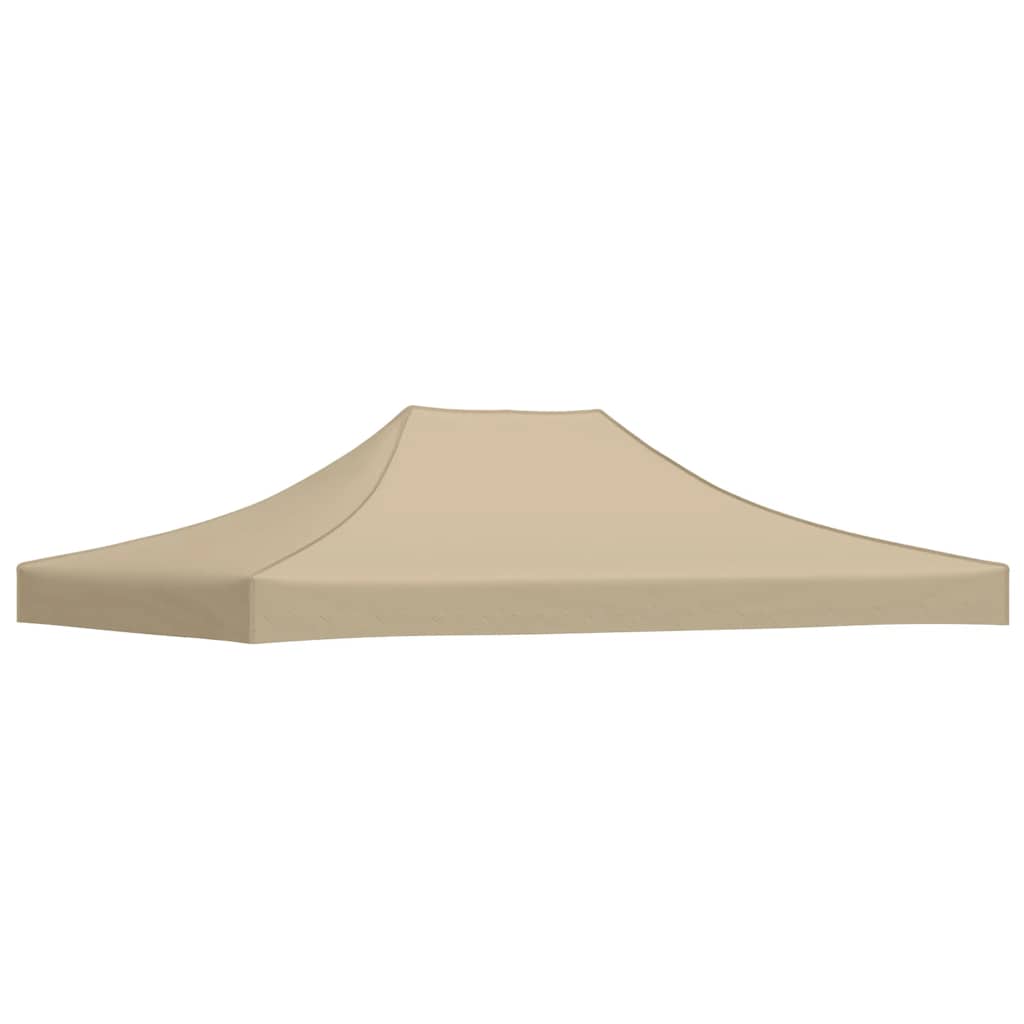 Krov za šator za zabave 4,5 x 3 m bež 270 g/m²