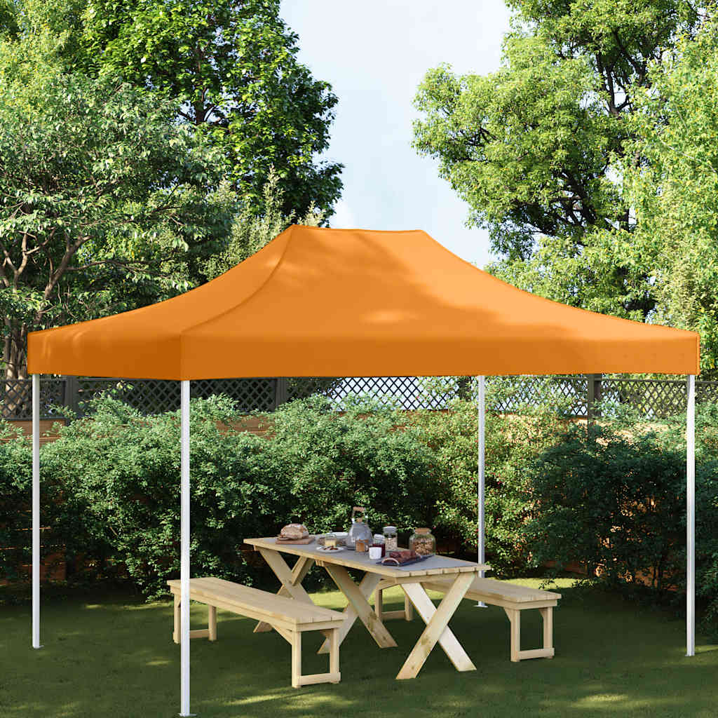 Krov za šator za zabave 4,5 x 3 m narančasti 270 g/m²