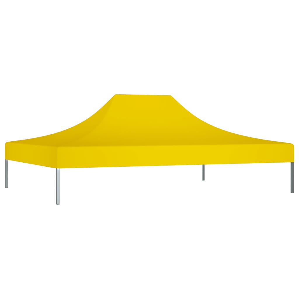 Krov za šator za zabave 4,5 x 3 m žuti 270 g/m²