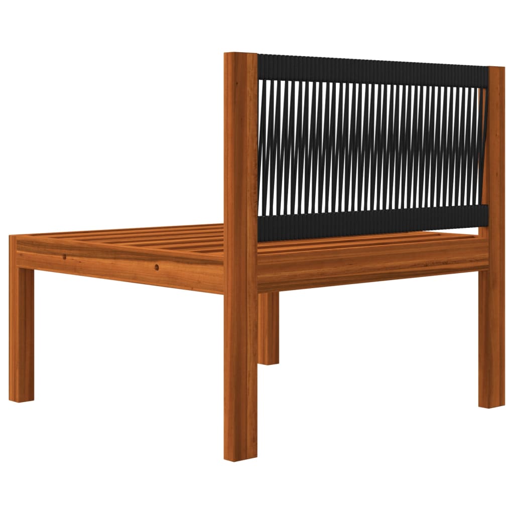 Vrtni set za sjedenje s jastucima, 8 dijelova, krem, 63x63 cm