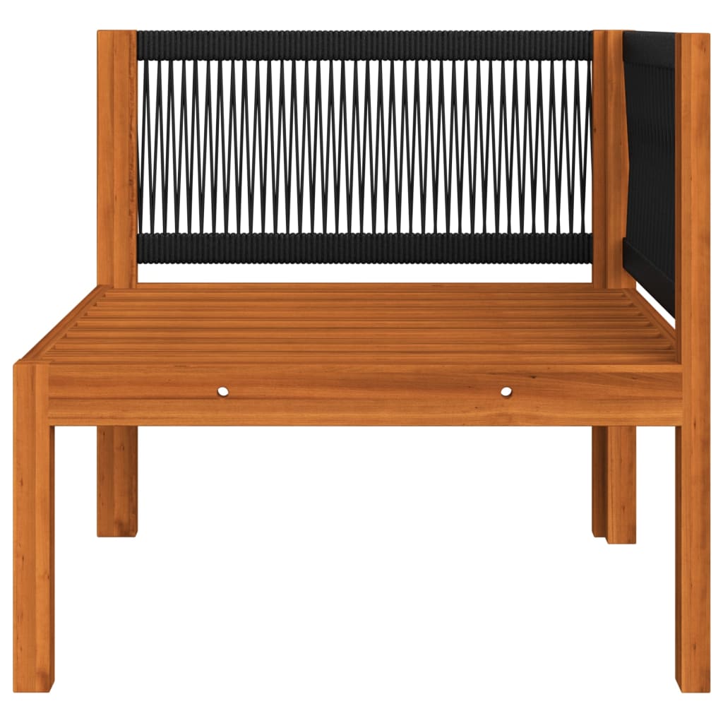 Vrtni set za sjedenje s jastucima, 8 dijelova, krem, 63x63 cm